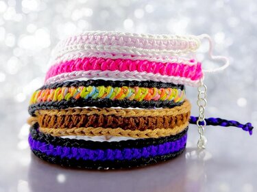 Trendy ladder arm / foot band - Crochet Pattern - Image 4