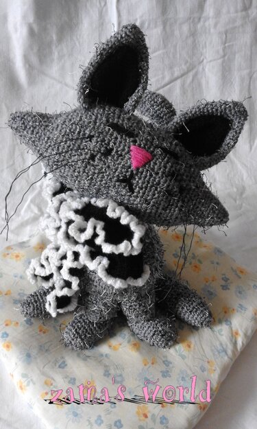 Häkelanleitung Präsent-Katze