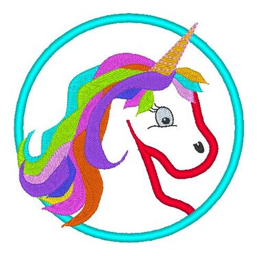 Stickdatei Einhorn - Sticken