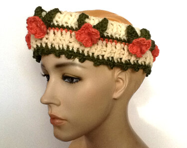 Stirnband Adele - Häkeln