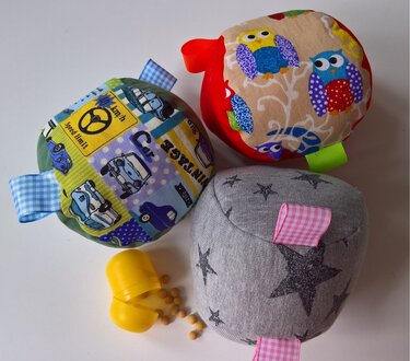 Baby-Greifball / Rassel - Nähen