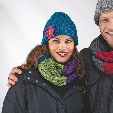 Strickanleitung Damenmütze & Loop "Riga" 754104 - Bild 2