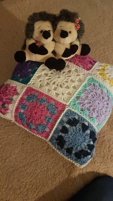 Häkelanleitung Kissenüberzug "Sunshine"