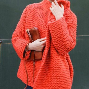 Strickanleitung * Rippchenjäckchen für alle Größen Kinder bis große Damengrößen - Bild 2