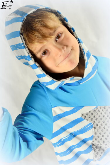 E-Book Schnittmuster Rockstar Hoodie Rock around the hood 74-164 - Bild 2