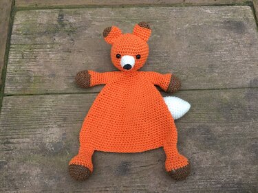 Amigurumi Doll Fox Lovey Crochet Pattern Crochet Toy