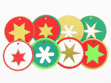 Geschenkanhänger – Weihnachten – Bastelvorlagen und Anleitung - Basteln