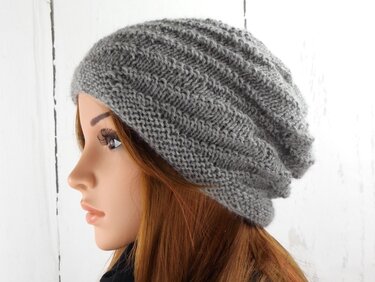 Strickanleitung Beanie "Alpaka" - Bild 3