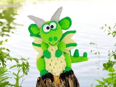 Big fluffy Dragons - Crochet Pattern - Image 4