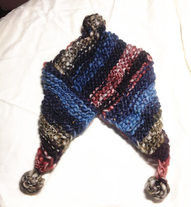 Gestrickte Mütze im Farbverlauf einfach & schnell gestrickt - Stricken