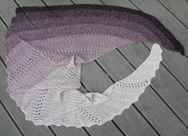 Tuch "Team-Player" mit 1 Woolly Hugs BOBBEL-COTTON stricken - Bild 5