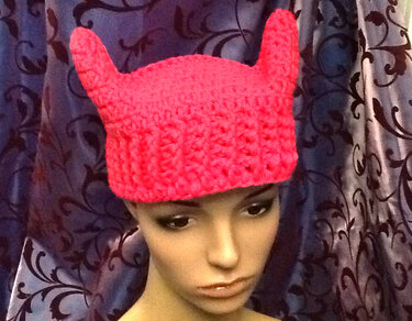schneller Pussy Hat gehäkelt - Bild 2