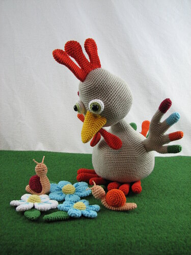 Häkelanleitung "Hahn Frederik"