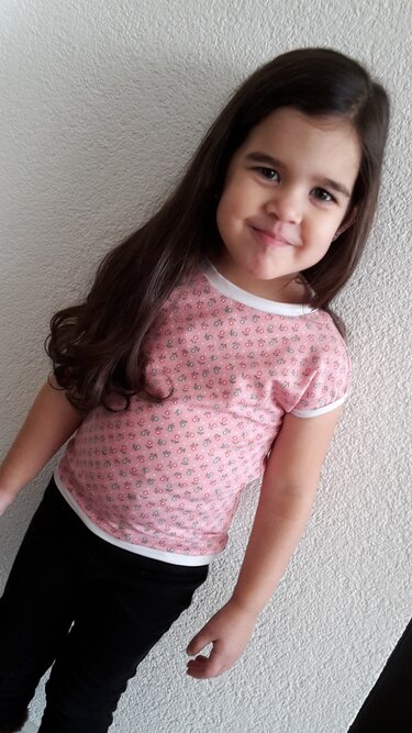 DIY Nähanleitung Kindershirt in Gr. 74-128