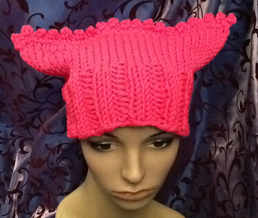 schneller und einfacher  Pussy Hat gestrickt - Stricken