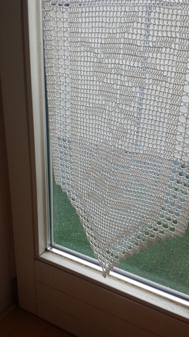 Anleitung Häkel-Gardine - Häkeln