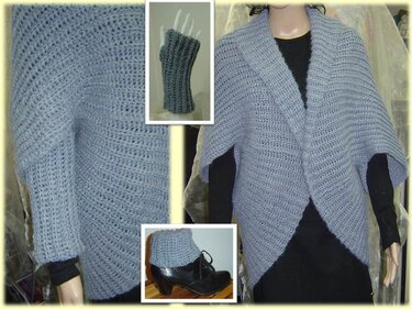 Seelenwärmer und Stulpen - gehäkelt wie gestrickt - einfach - Bild 7
