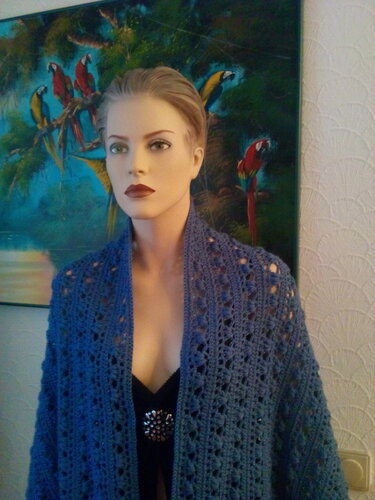Häkelanleitung Frühlings Seelenwärmer / Cape / Lounge Jacke / Cardigan One size fits all - Bild 9