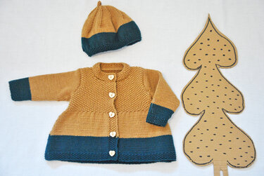 Strickanleitung Babymütze Rumpelstilzchen, 41-48cm, 0-3 Jahre, Anfänger