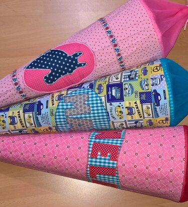 XXL-Zuckertüte mit Kissen-Inlett - Nähen