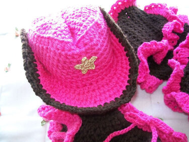 Western Baby Clothes, Baby costumes - Crochet