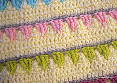 Häkelmuster „Girlande“, Wimpel, Wimpelkette - Häkeln