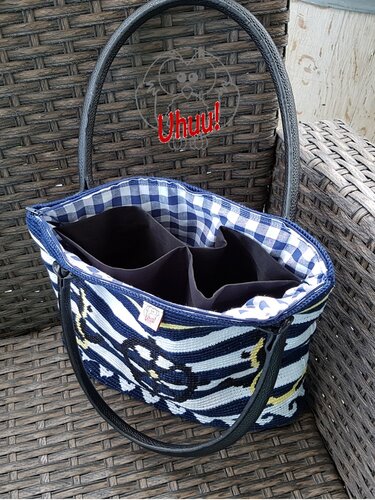 Hand-Tasche Maritim, Häkelanleitung - Bild 3
