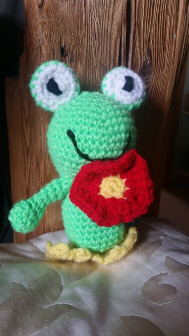 Kenny das Fröschlein - Häkeln