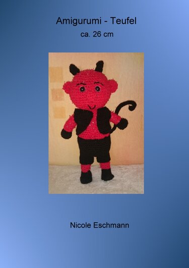 Amigurumi Teufel ca. 26 cm - Bild 3