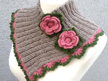 kleiner Kragen "Rosemarie" - Stricken