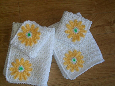 Crochet pattern Hand Towels and Facecloths