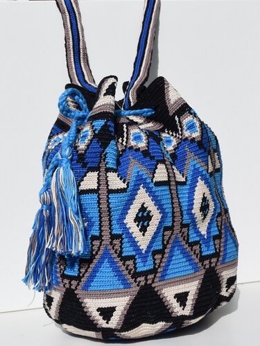 Wayùlia Tapestry häkeln, Mochila Umhängetasche Iguana - Bild 10