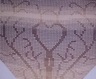 Motivtuch Love Tree, Dreieckstuch, Häkelanleitung - Bild 4