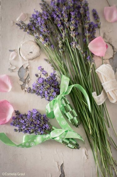 Lavendel-Bouquet - Basteln