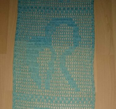 Sternzeichen-Schal Jungfrau, Häkelanleitung