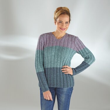 Strickanleitung Damenpullover "Cablé Gitti" 755004 - Bild 2