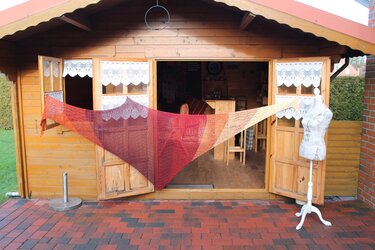 Dreieckstuch "Mirroring" - Stricken