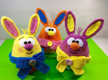 Bunny Present Egg - Crochet Pattern from Diana´s kleiner Häkel - Image 3