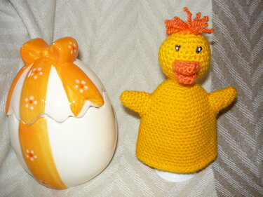 Häkelanleitung Küken Eierwärmer