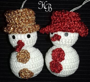 Schneemann "Jack" - Häkelanleitung - Bild 11