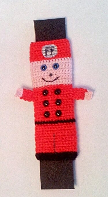 Gurtschoner "Feuerwehrmann" - Häkeln