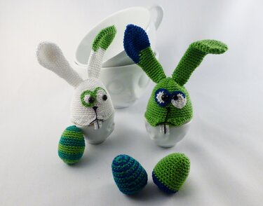 Sparpaket Ostern - alles für ein kreatives Osterfest / Ostergeschenk, - Häkeln