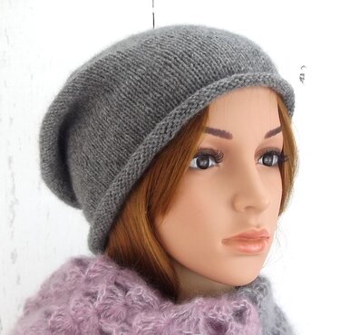 Strickanleitung Beanie " Kaschmir"