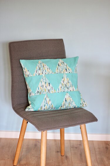 Patchworkkissen Triangle Nr. 2 - Nähen