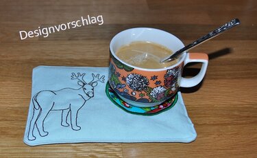 Ith Stickdateien MugRug/Tassenteppich Schweden, für den 13x18 Rahmen - Sticken