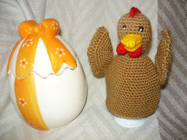 Häkelanleitung Huhn Eierwärmer
