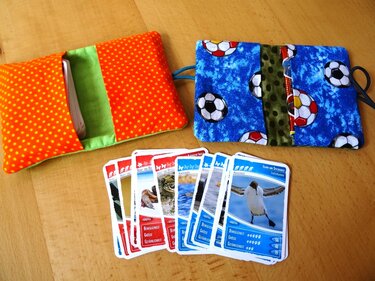 Stickdatei Kartentasche für Uno und Sammelkarten ith - Sticken