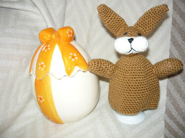 Häkelanleitung Hase Eierwärmer