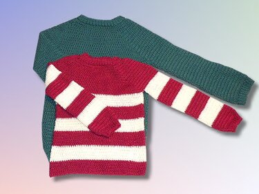 Häkelanleitung - Sparset - Kinderpullover - alle Größen