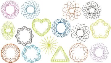 schnelle Mandala Blumen Stickdatei - Sticken